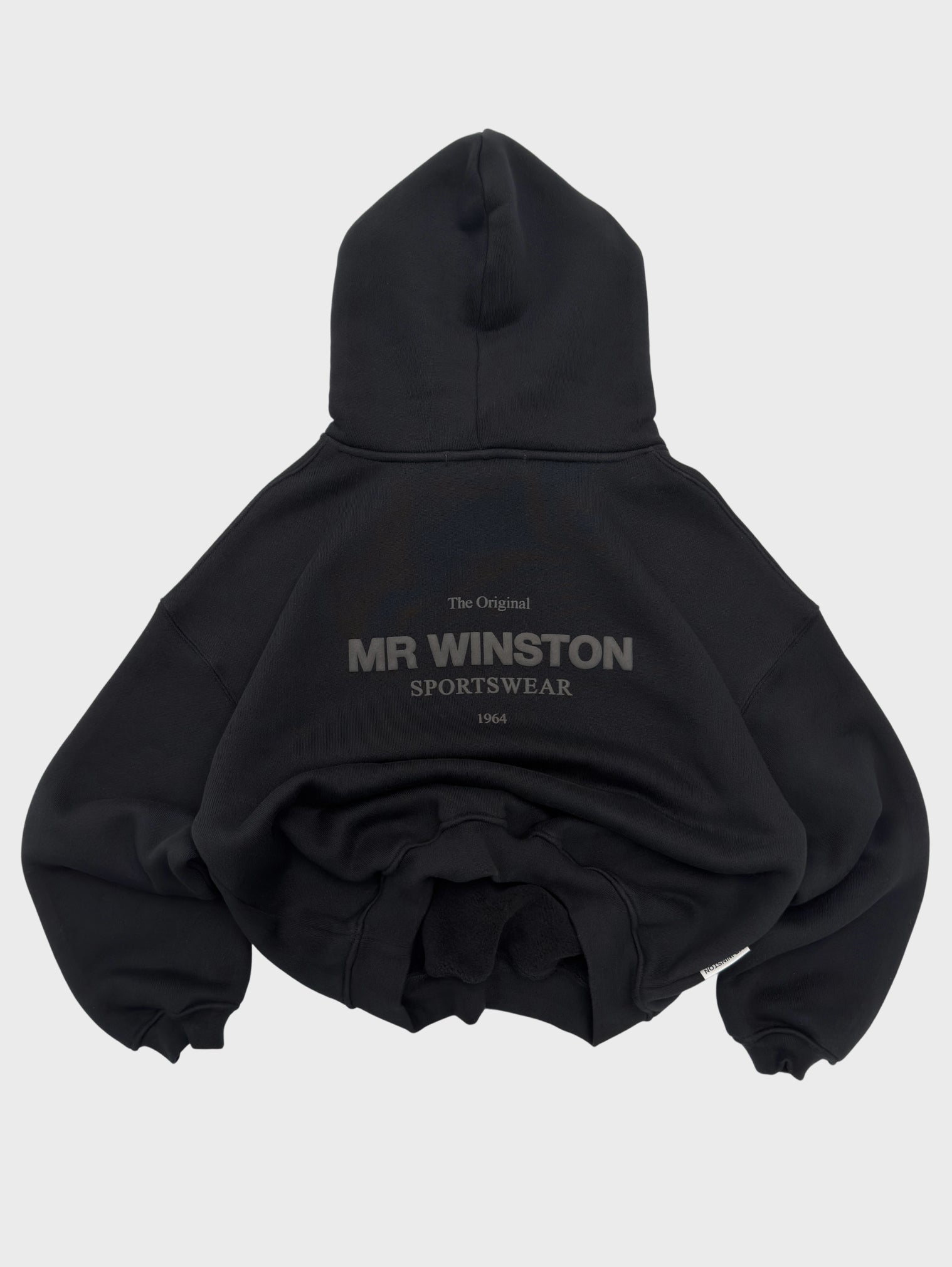 PUFF HOOD - BLACK