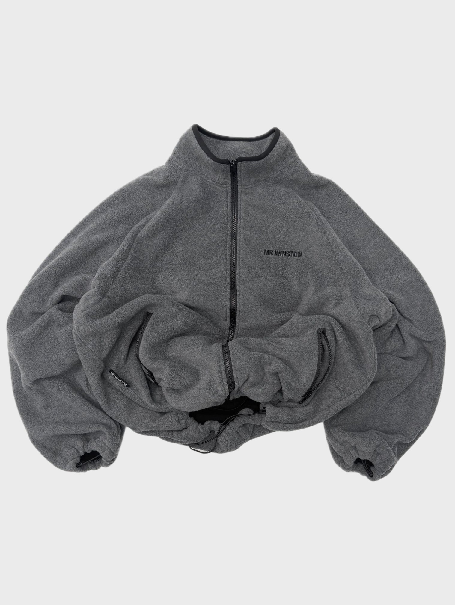 POLAR FLEECE JACKET - CHARCOAL