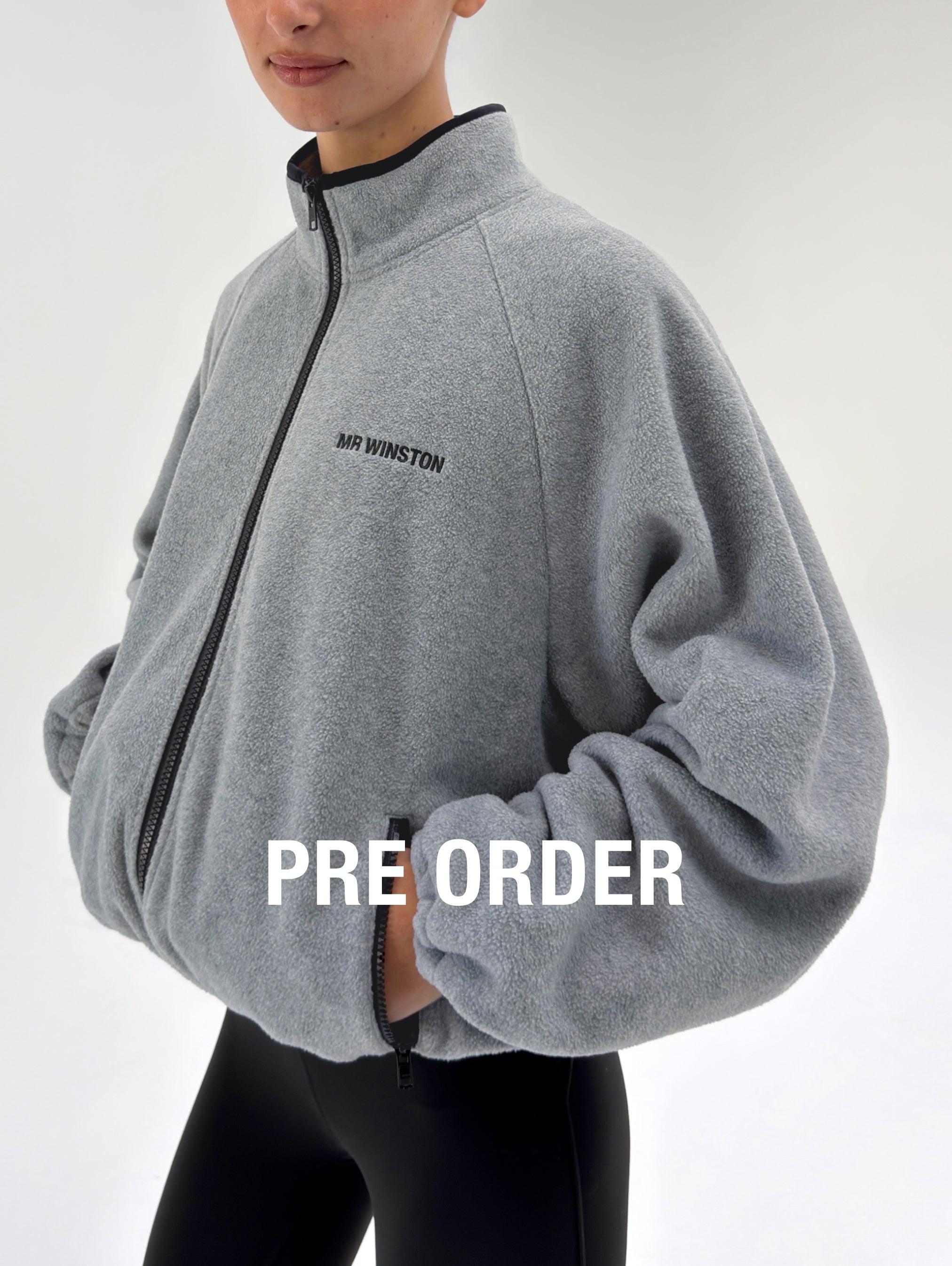 PRE-ORDER: POLAR FLEECE JACKET - GREY