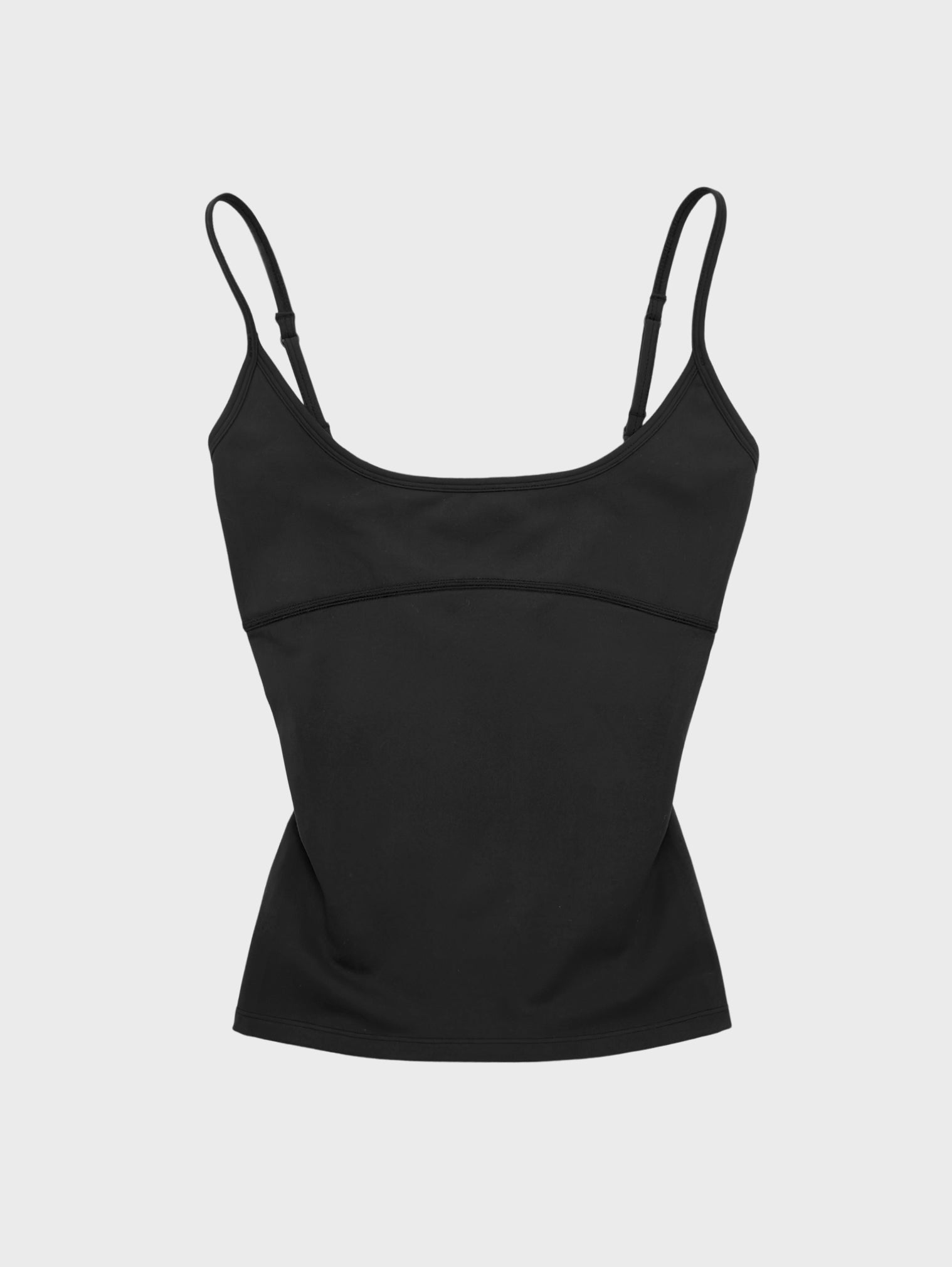 SCOOP SINGLET - BLACK