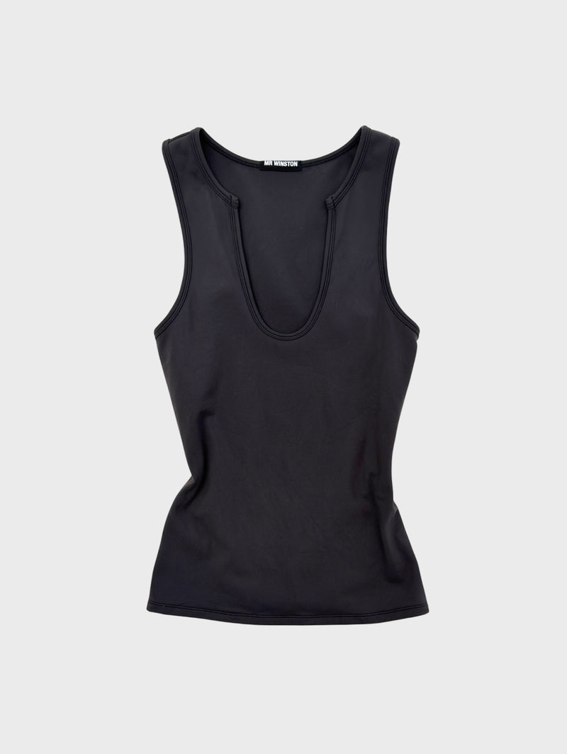 POINTED TANK - BLACK